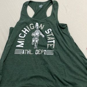 Michigan state tank top